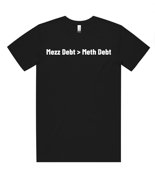 Savage Finance Tee — Limited Drop - Mezz Debt > Meth Debt